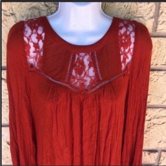 Tunic Top Flow Boho Burt Orange Amazing Top blouse
Med career casual look - Picture 5 of 11
